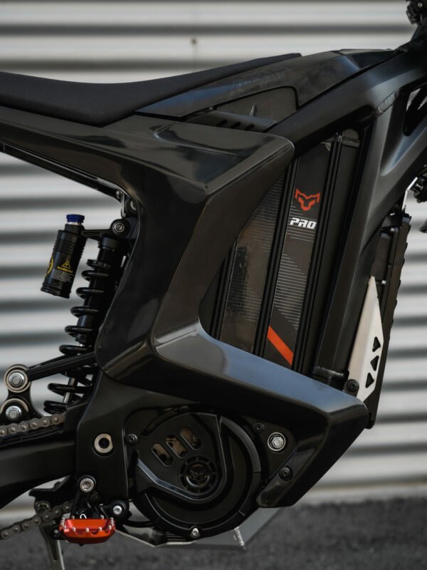 ARCTIC LEOPARD XE PRO S - vue coté droit de près sur batterie
