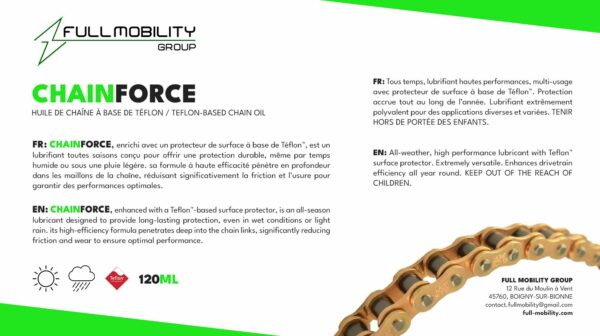 Huile de chaîne FULL MOBILITY - CHAIN FORCE – Image 6