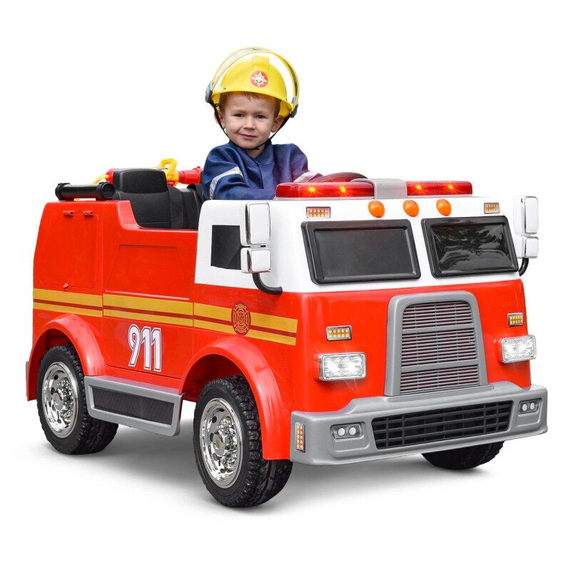 Mini camion de pompier électrique enfant 12V XTRM 81