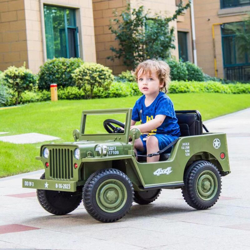 Mini voiture électrique JEEP WILLYS 1 place enfant 12V XTRM 81