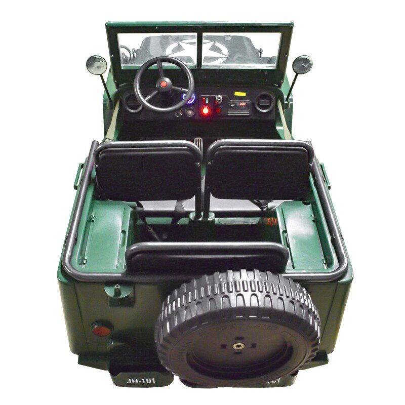 Mini voiture électrique JEEP WILLYS 3 places enfant 24V XTRM 81