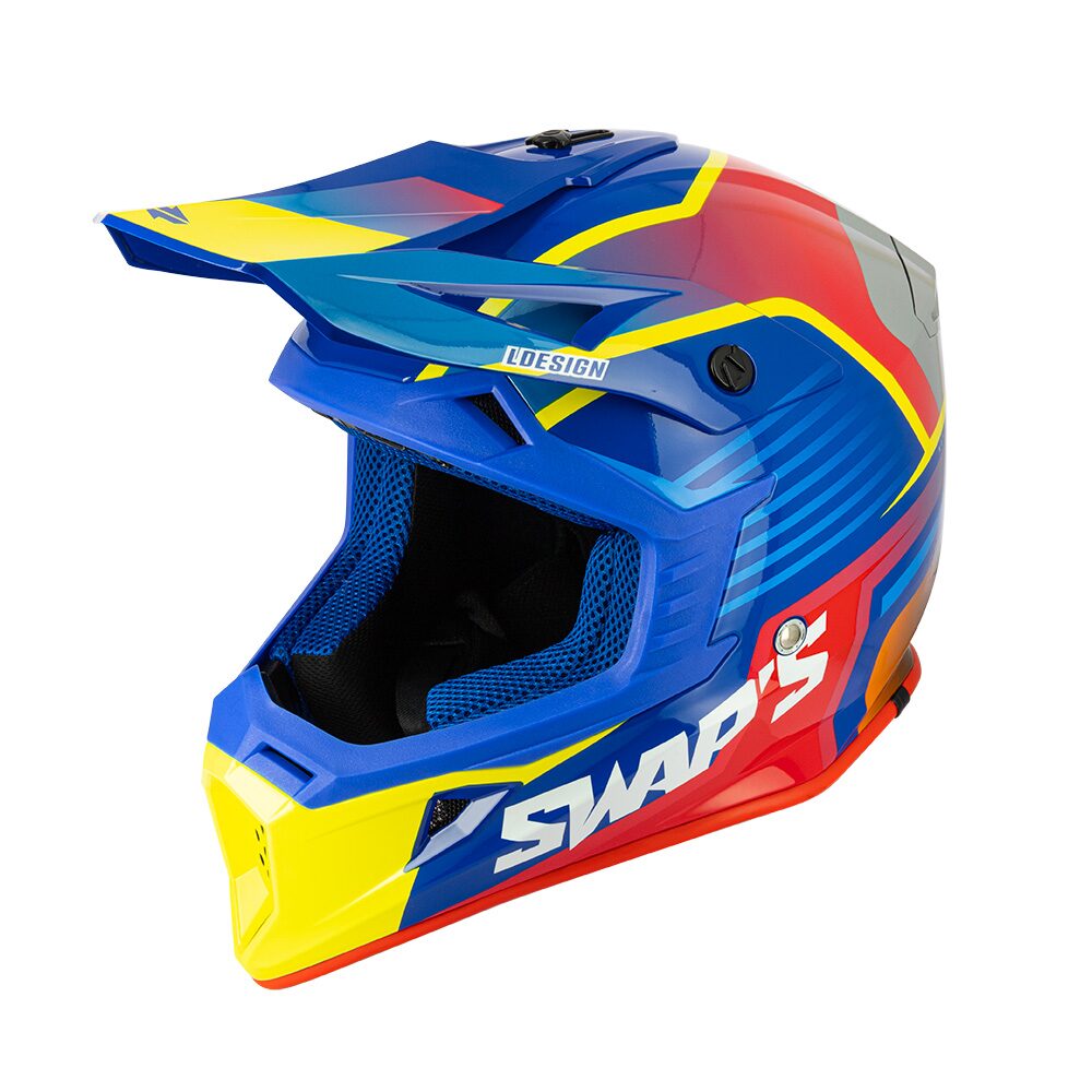 Casque SWAPS CROSS BLUR