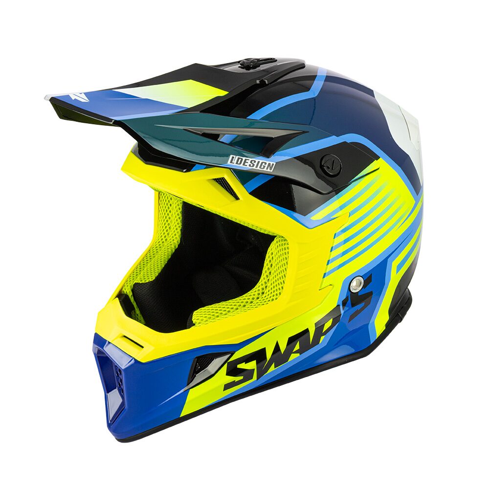 Casque SWAPS CROSS BLUR